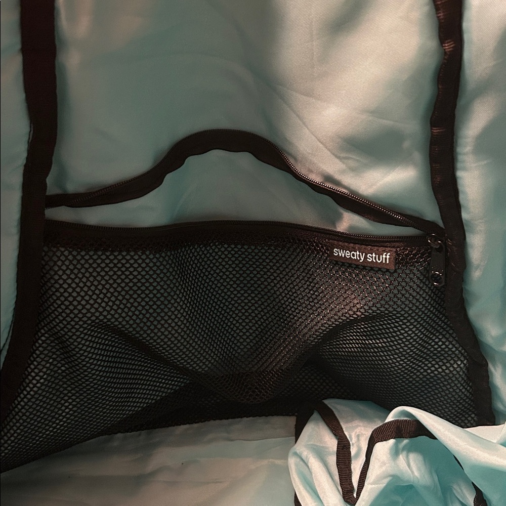 Adidas Black Travel Bag with Mint Strap - Picture 6 of 6